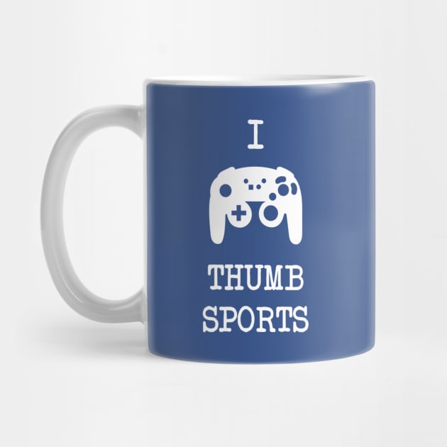 I Heart Thumb Sports by katiestack.art